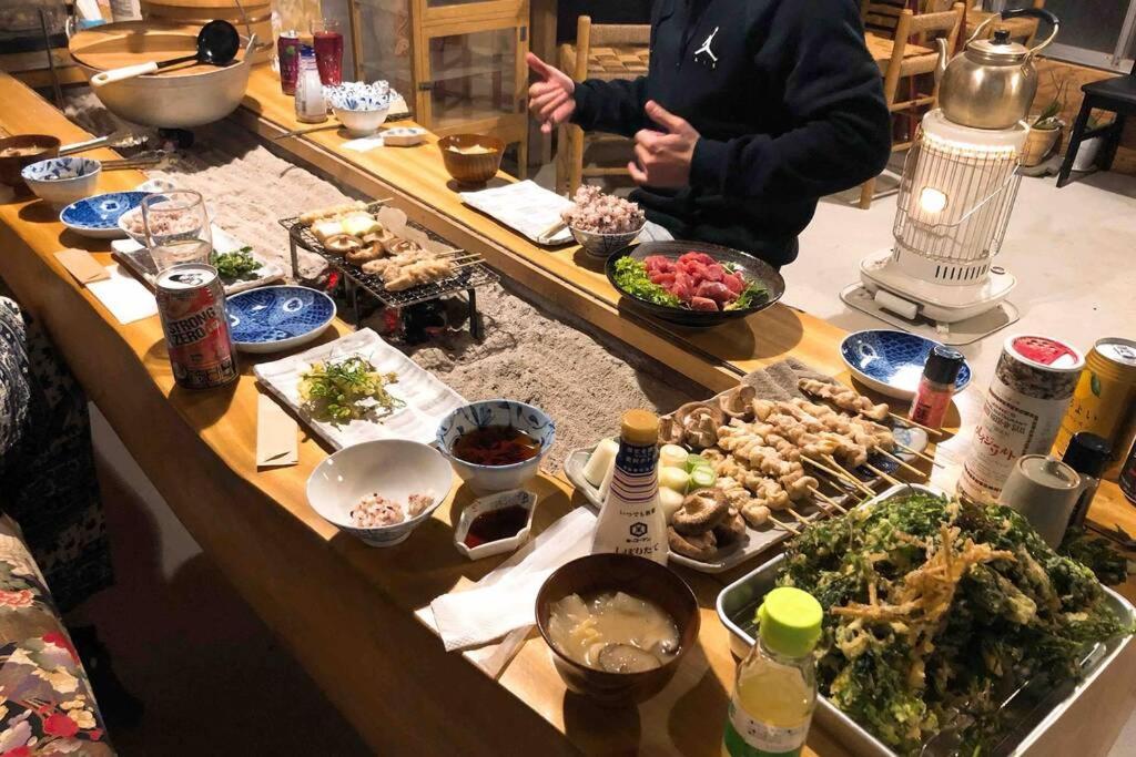 ゲストハウス+カフェわ　１日１組限定！ 築１００年の農家の古民家で宿泊体験、薪でお風呂沸かせます。焚き火もできます。 Kannami Exterior foto